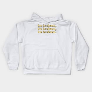 He Is Risen Cool Inspirational Christian Kids Hoodie